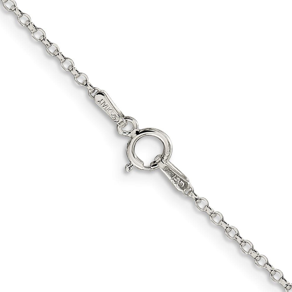 Sterling Silver 1.5mm D.C. Rolo Cable Chain