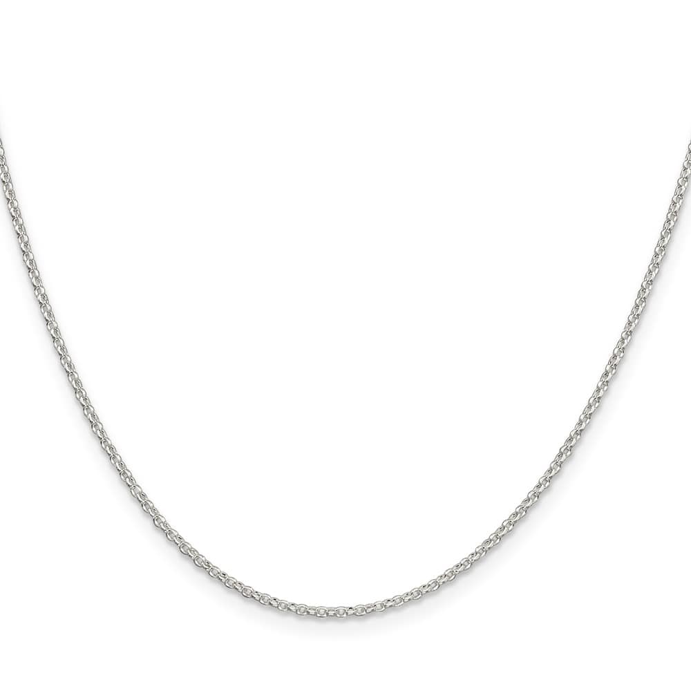 Sterling Silver 1.5mm D.C. Rolo Cable Chain