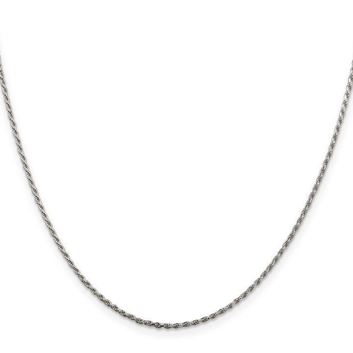 Sterling Silver 1.5mm D.C. Rope Chain