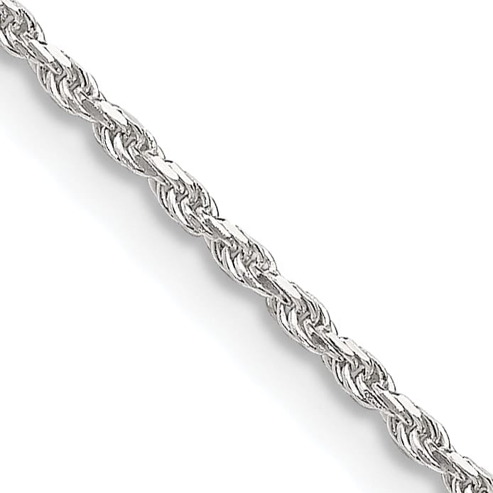 Sterling Silver 1.5mm D.C. Rope Chain