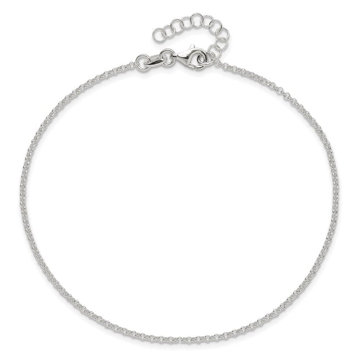 Sterling Silver 1.5mm Rolo Anklet