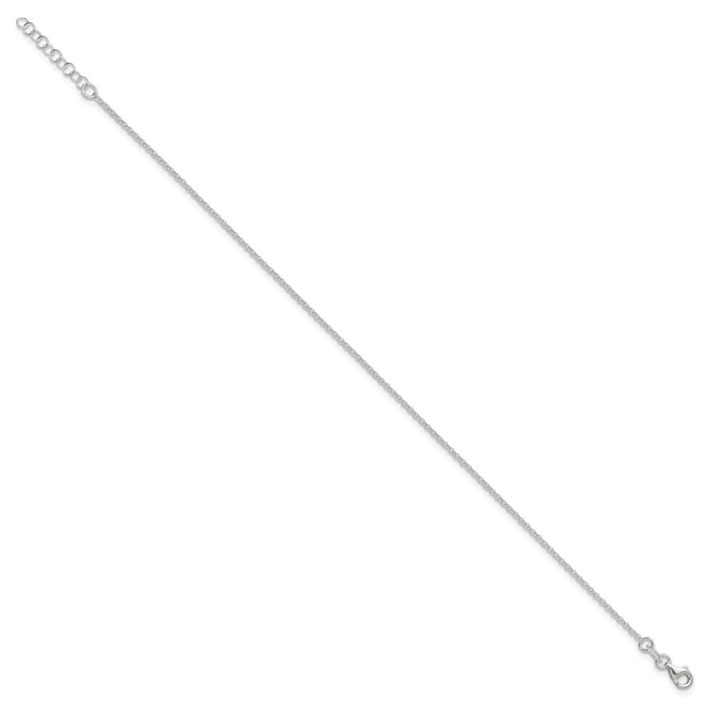Sterling Silver 1.5mm Rolo Anklet
