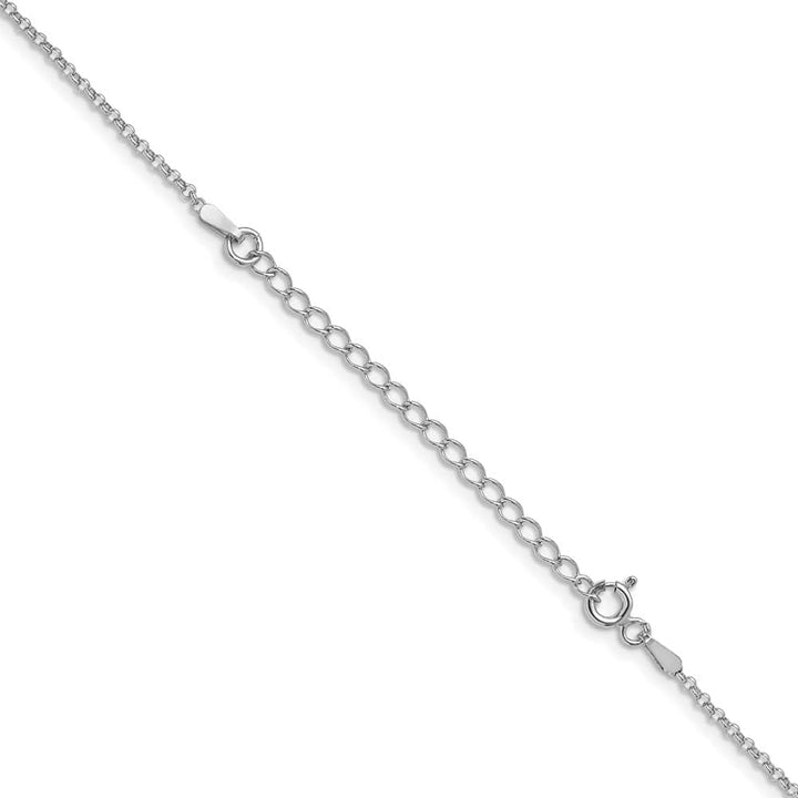 Sterling Silver 1.5mm Rolo Chain with 2 Inch Extension