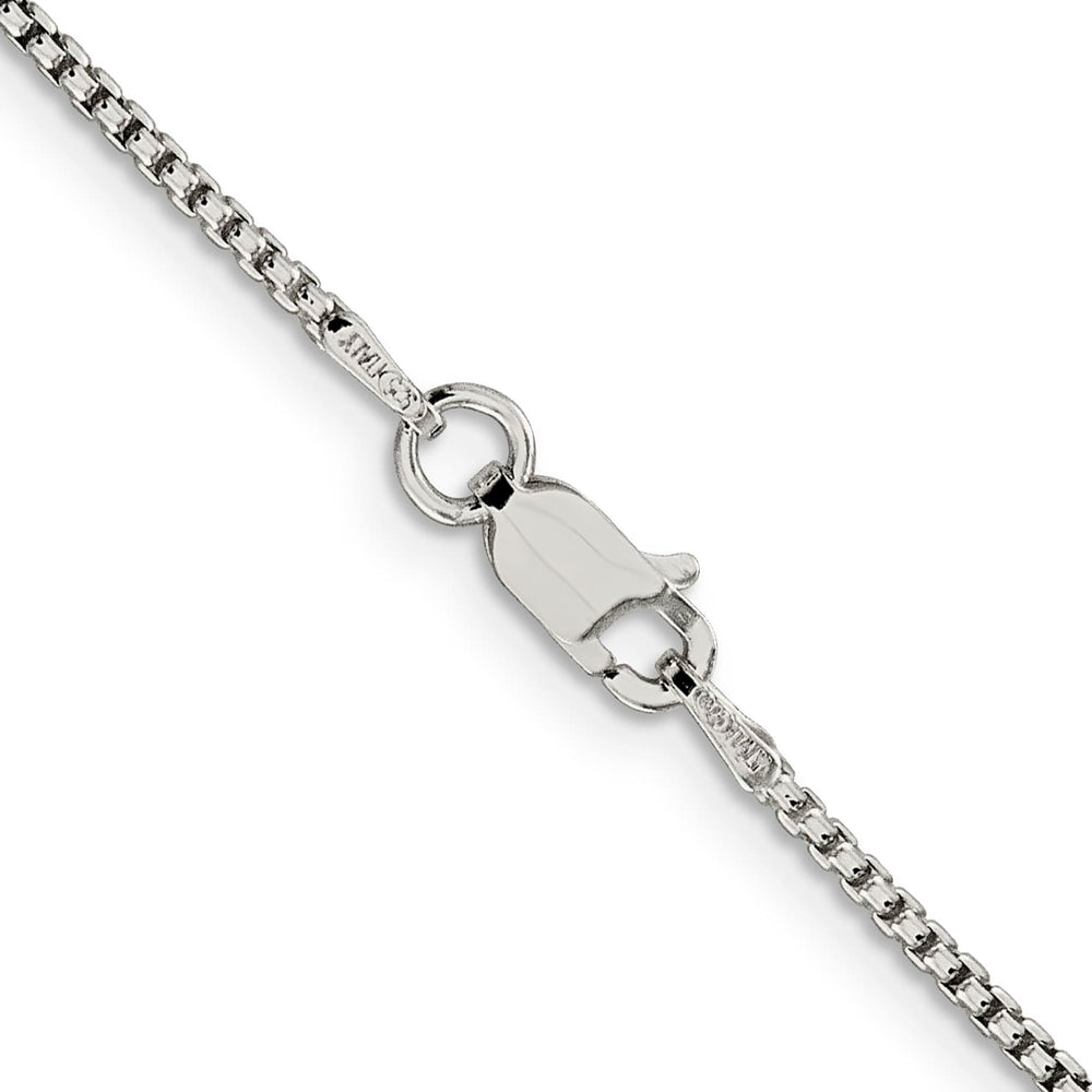 Sterling Silver 1.5mm Round Box Chain 26 Inch