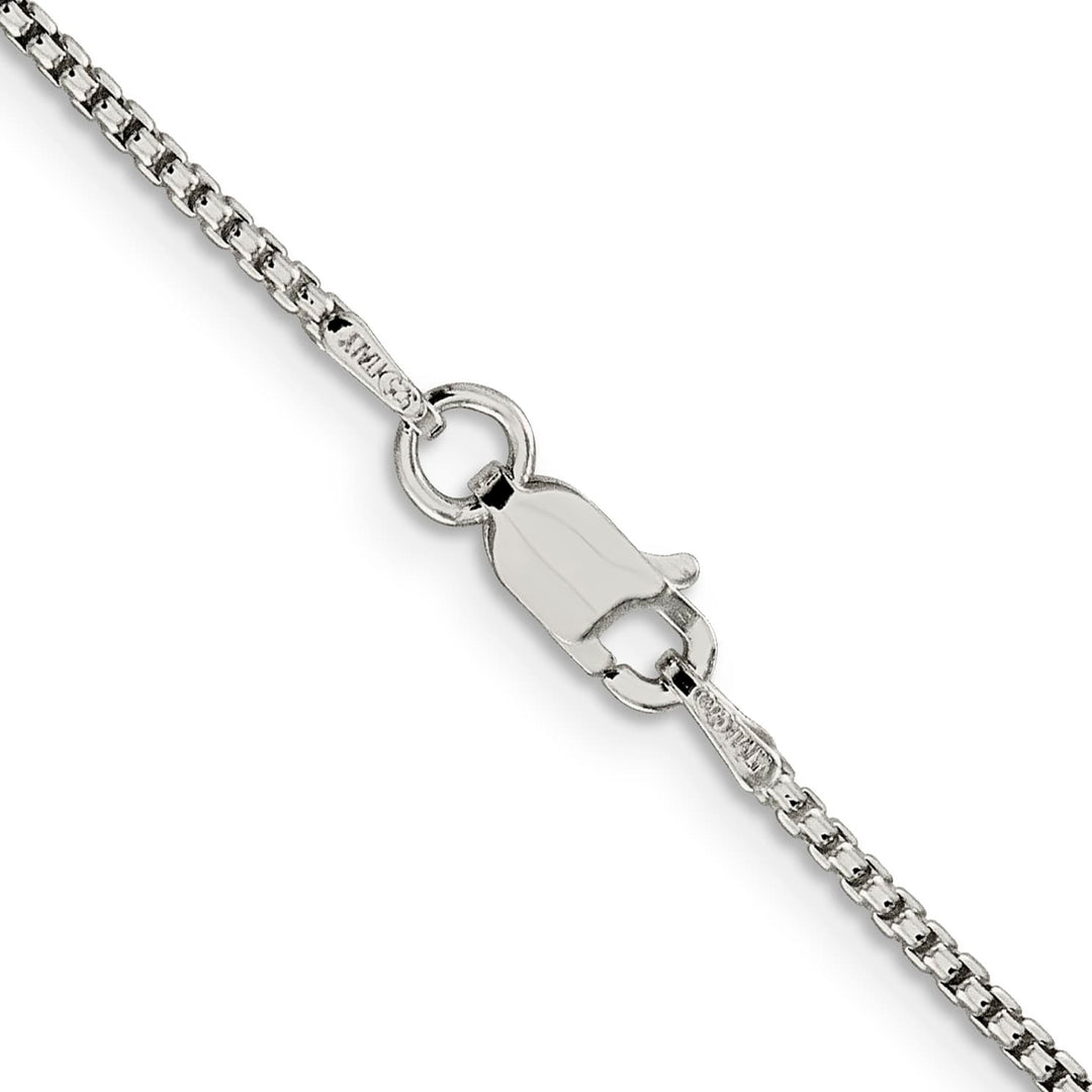 Sterling Silver 1.5mm Round Box Chain 26 Inch