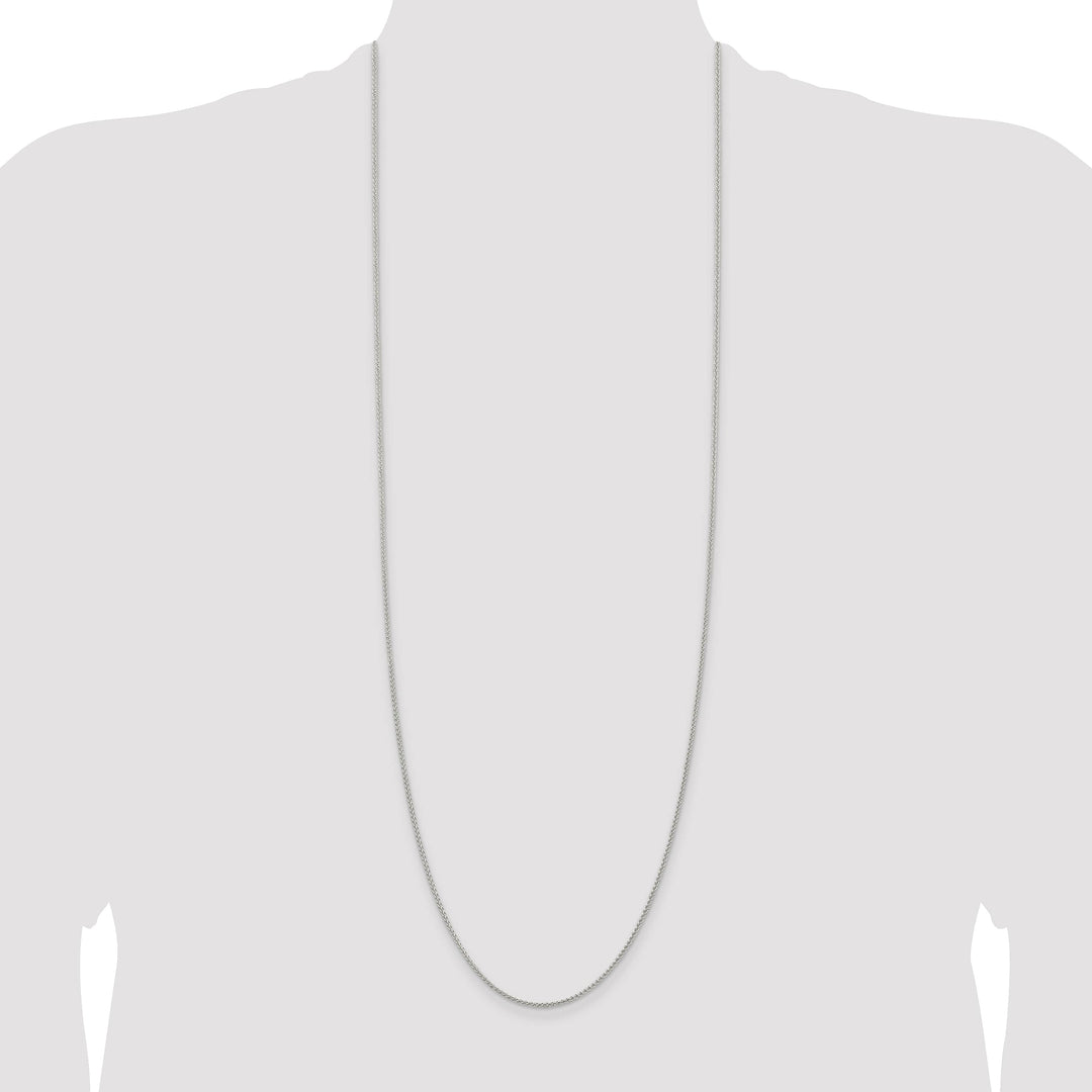 Sterling Silver 1.5mm Round Spiga Chain