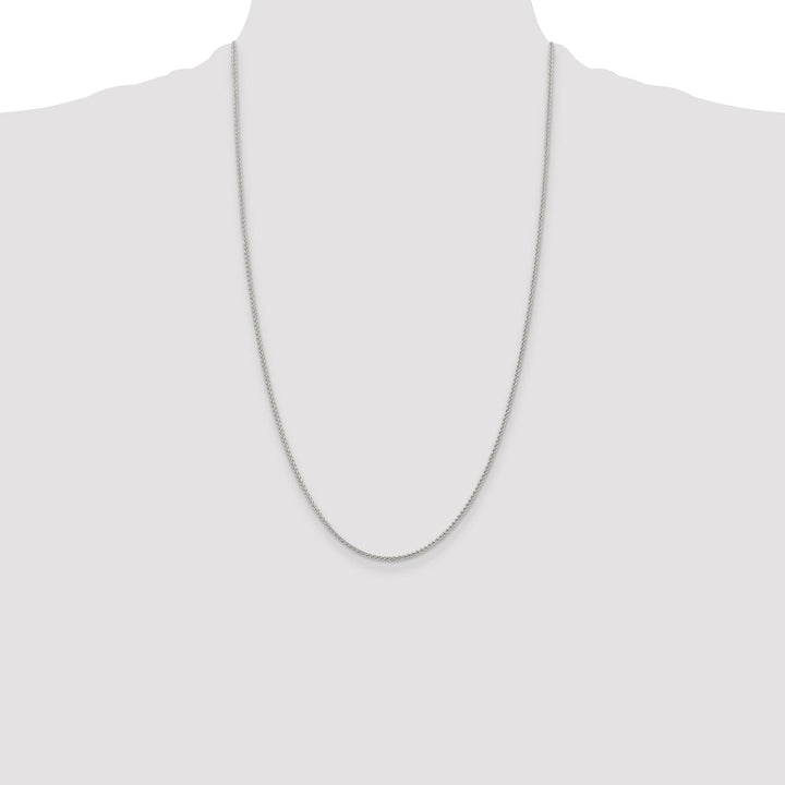 Sterling Silver 1.5mm Round Spiga Chain