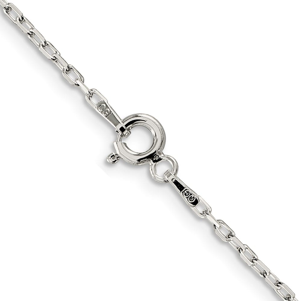 Sterling Silver 1.65mm D.C. Long Link Cable Chain
