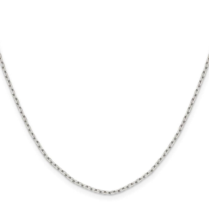 Sterling Silver 1.65mm D.C. Long Link Cable Chain