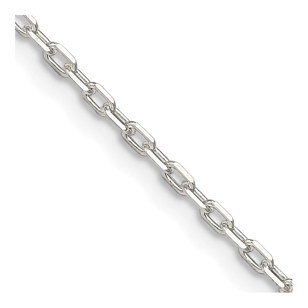 Sterling Silver 1.65mm D.C. Long Link Cable Chain