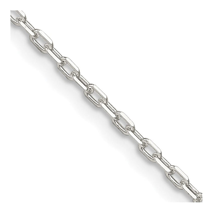 Sterling Silver 1.65mm D.C. Long Link Cable Chain