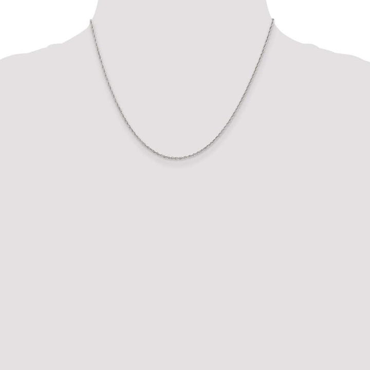 Sterling Silver 1.6mm Loose Rope Chain Size 18