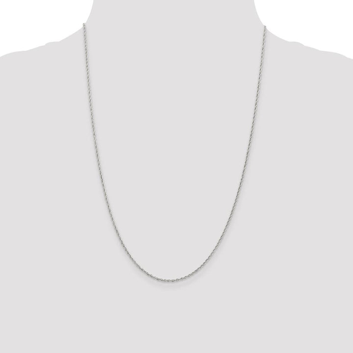 Sterling Silver 1.6mm Loose Rope Chain Size 24