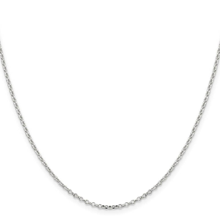 Sterling Silver 1.75mm D.C. Rolo Cable Chain
