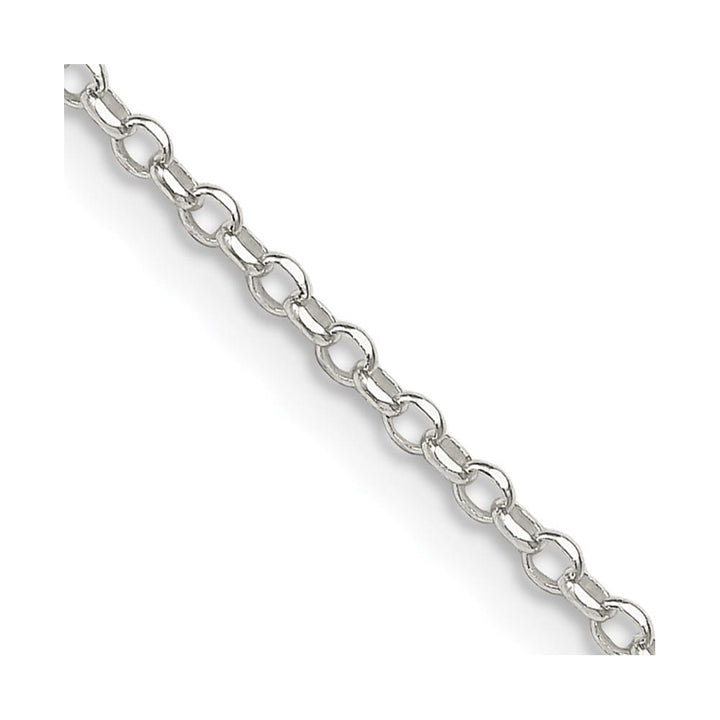 Sterling Silver 1.75mm D.C. Rolo Cable Chain