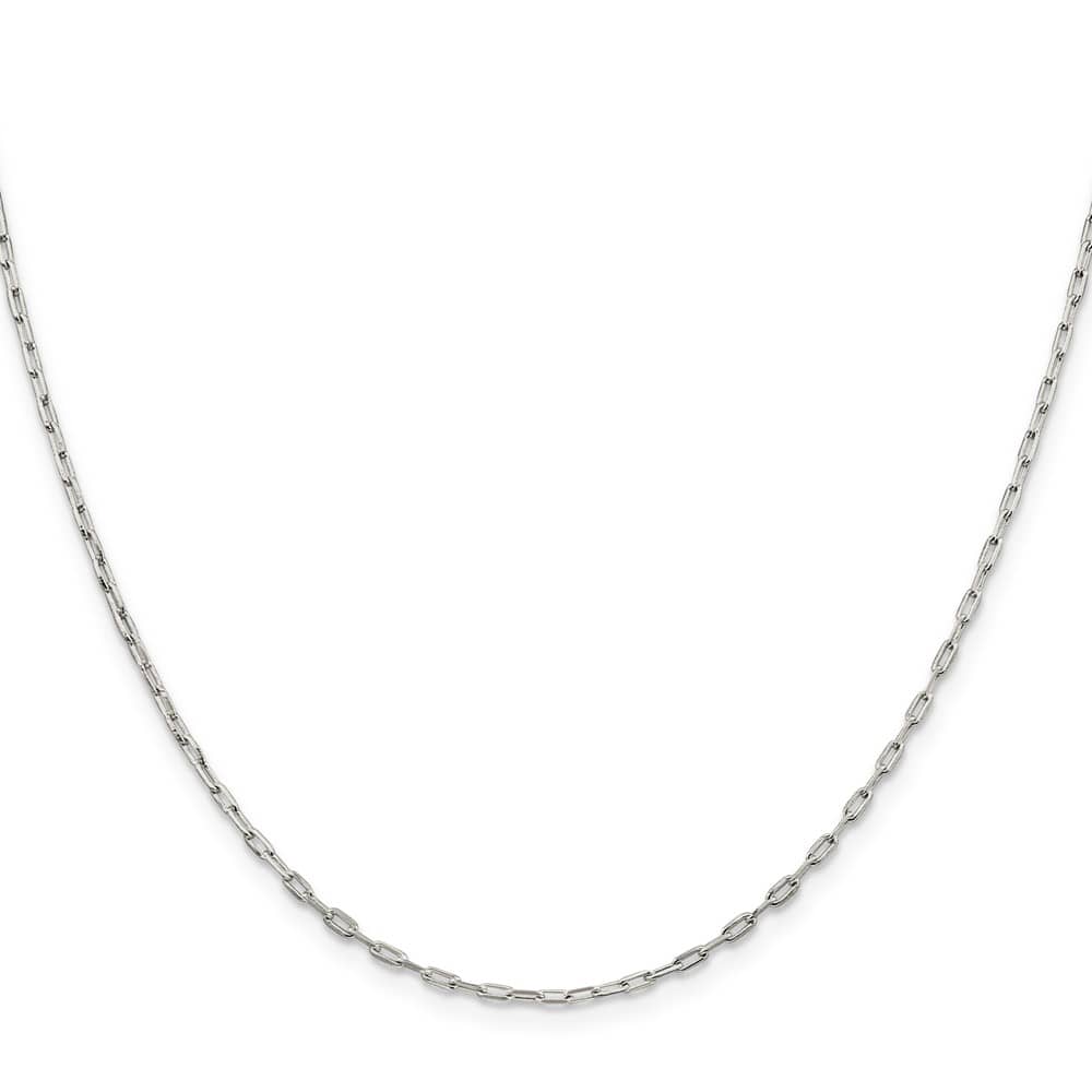 Sterling Silver 1.75mm Elongated Open Link Chain