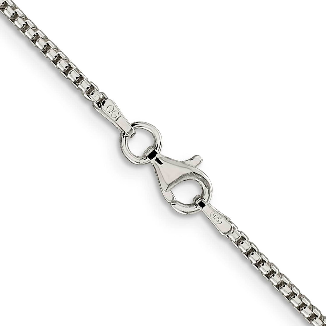 Sterling Silver 1.75mm Round Box Chain 26 Inch