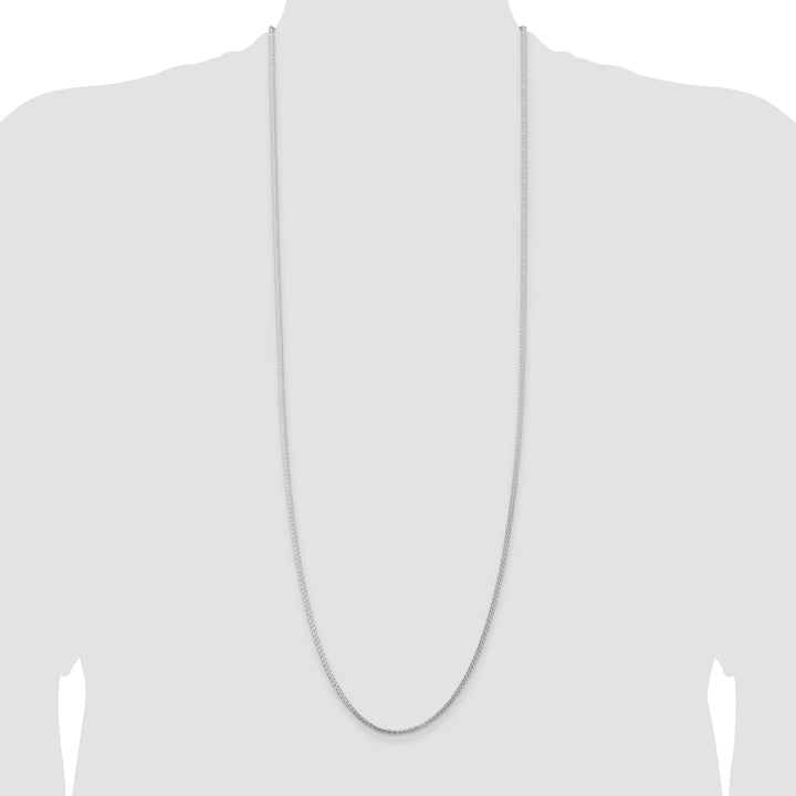 Sterling Silver 1.75mm Round Spiga Chain