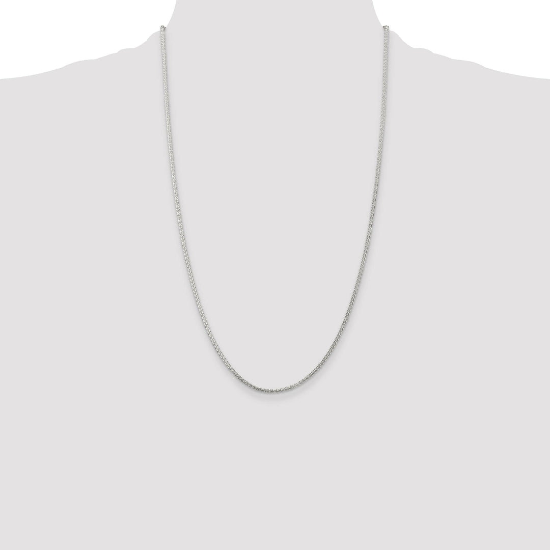 Sterling Silver 1.75mm Round Spiga Chain