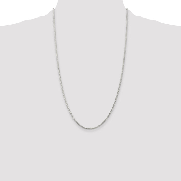 Sterling Silver 1.75mm Round Spiga Chain