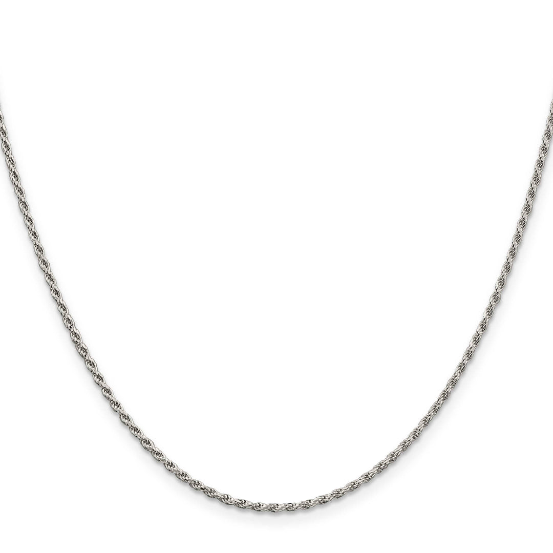 Sterling Silver 1.7mm D.C. Rope Chain