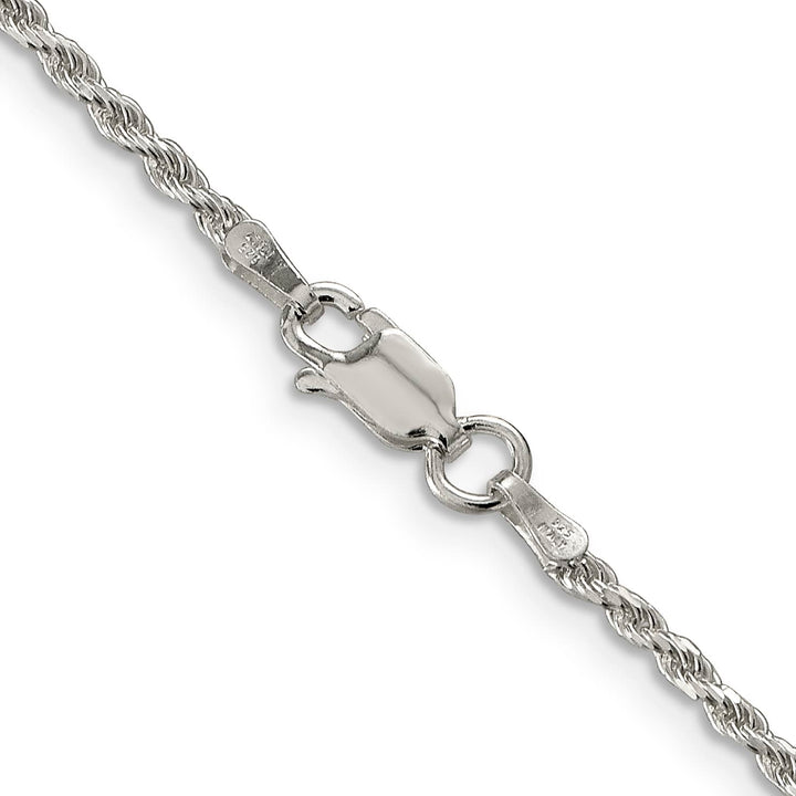 Sterling Silver 1.85mm D.C. Rope Chain