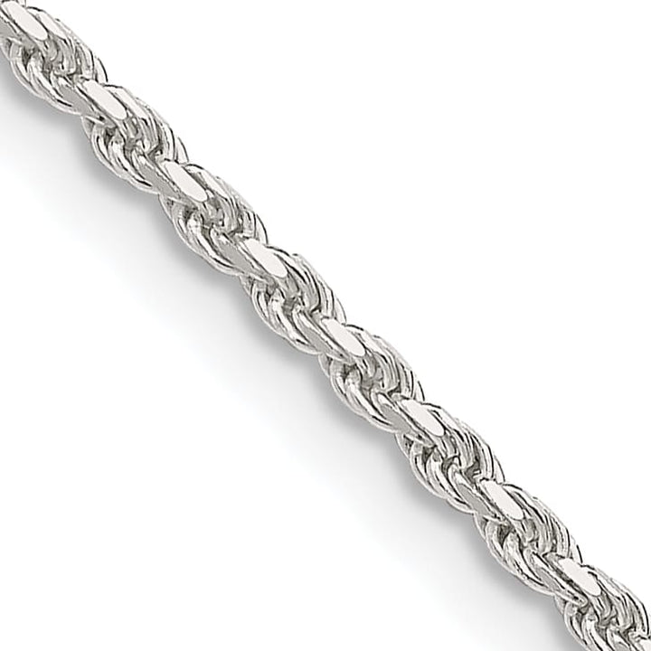 Sterling Silver 1.85mm D.C. Rope Chain