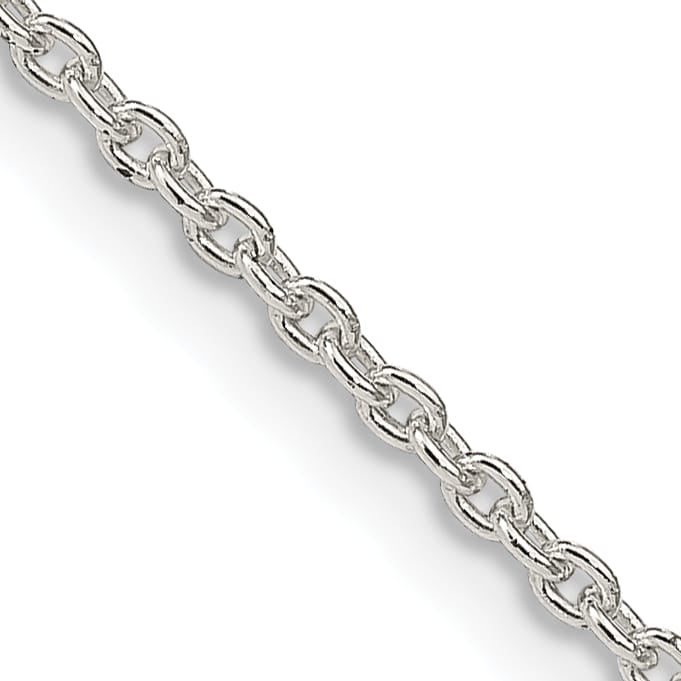 Sterling Silver 1.95mm Cable Chain