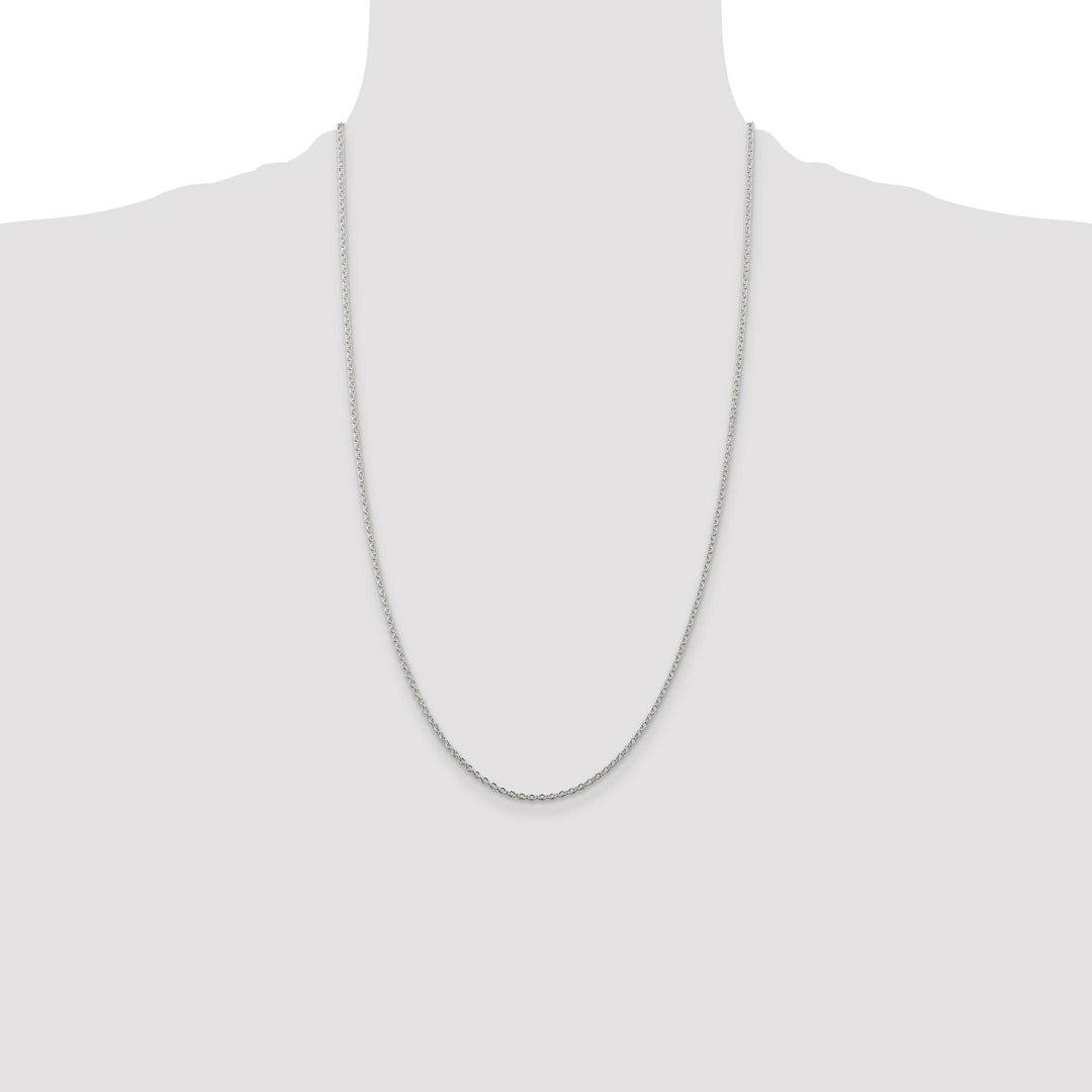 Sterling Silver 1.95mm Cable Chain