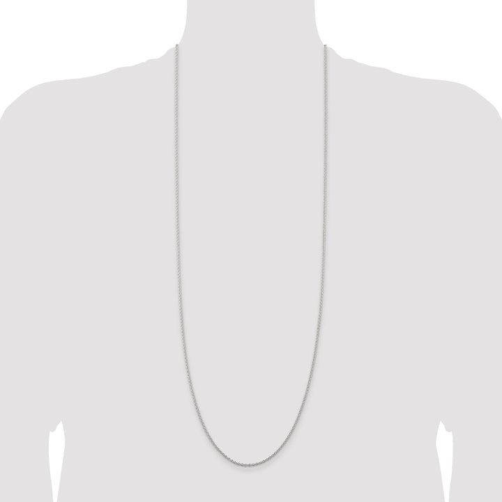 Sterling Silver 1.95mm Cable Chain