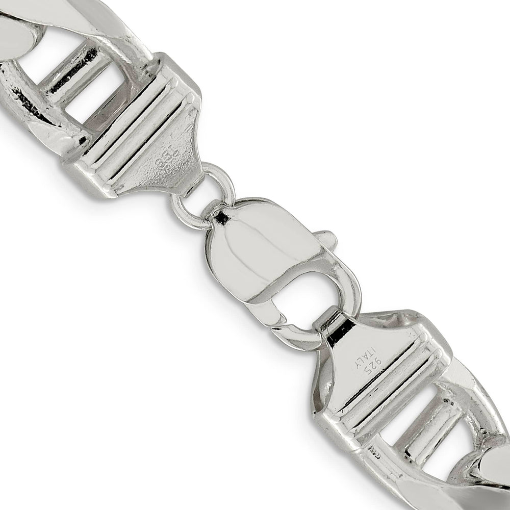Sterling Silver 13.5mm D.C. Flat Anchor Curb Chain