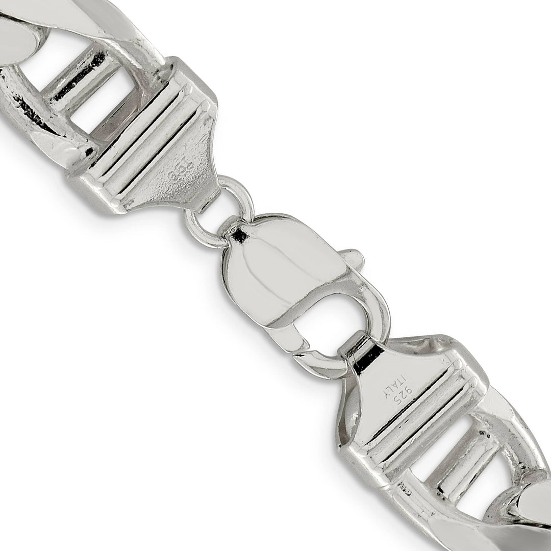 Sterling Silver 13.5mm D.C. Flat Anchor Curb Chain