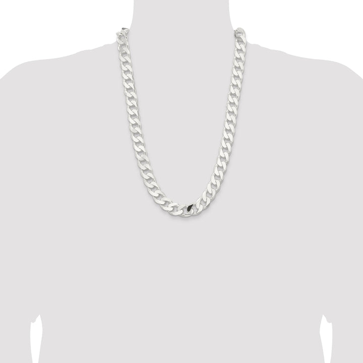 Sterling Silver 14.5mm Curb Chain