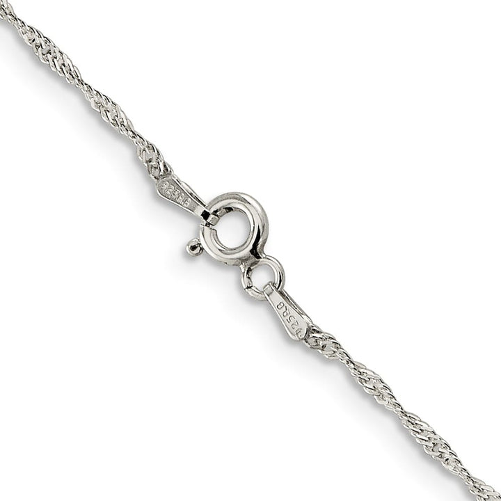 Sterling Silver 1mm D.C. Long Link Cable Chain
