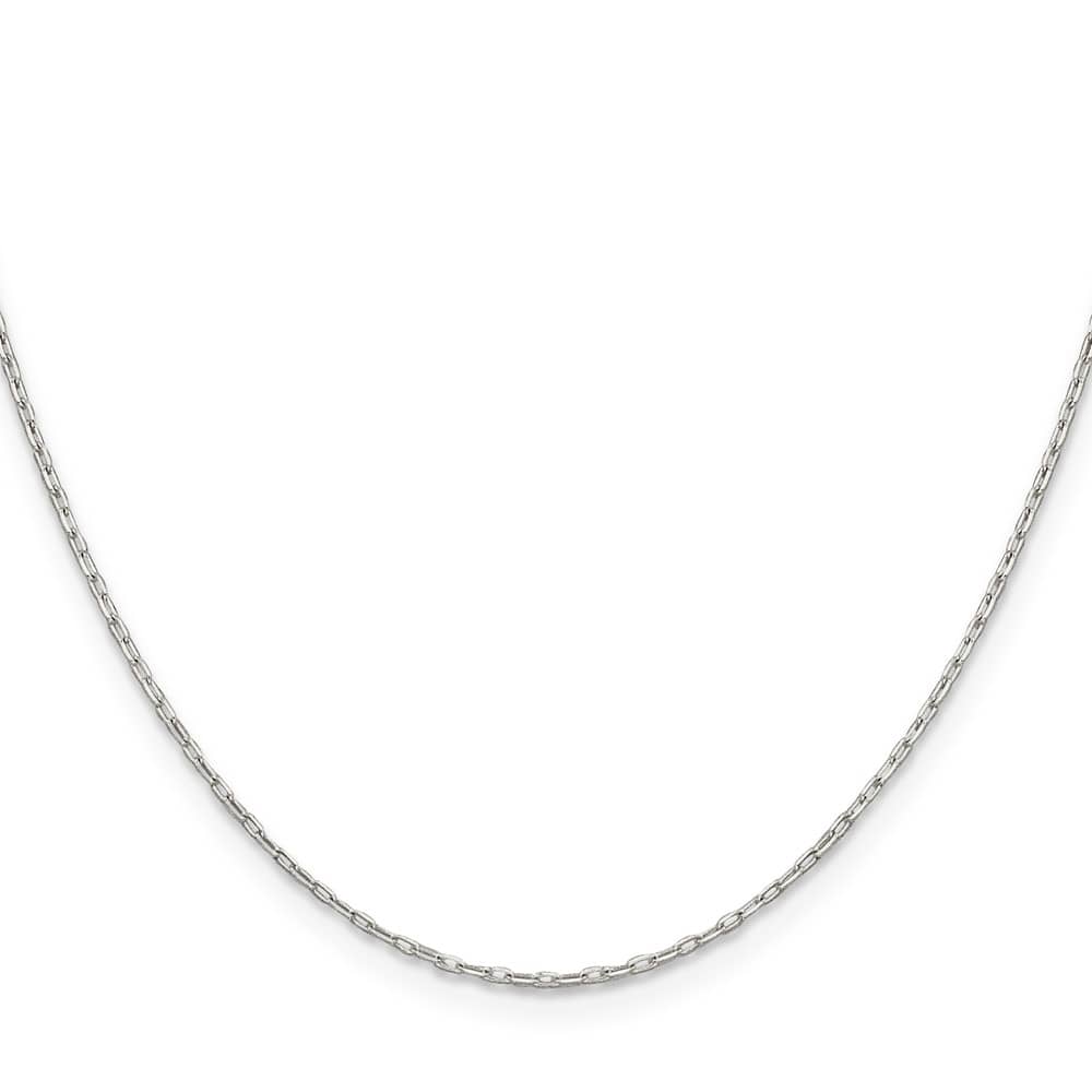 Sterling Silver 1mm D.C. Long Link Cable Chain