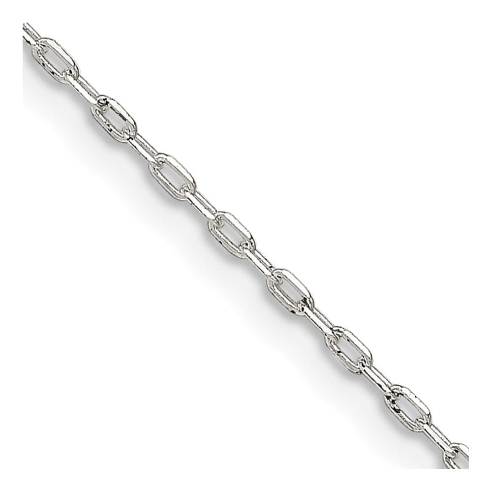 Sterling Silver 1mm D.C. Long Link Cable Chain