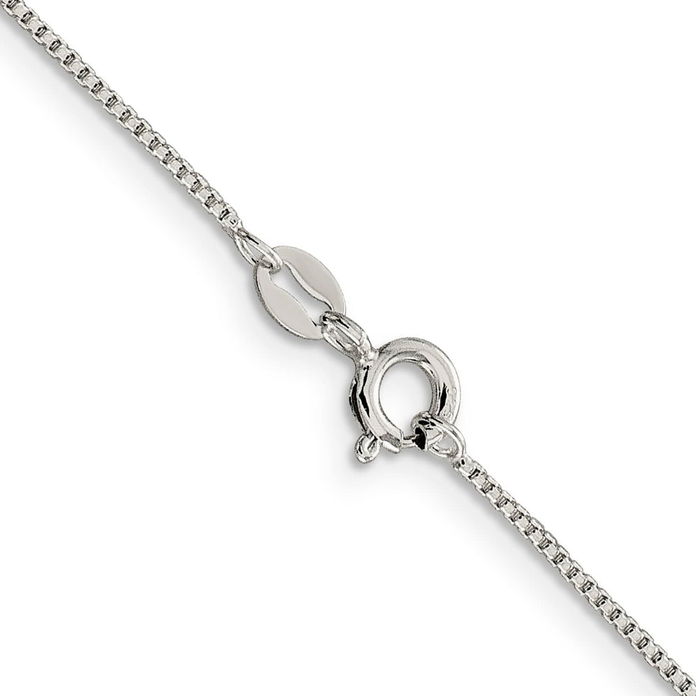 Sterling Silver 1mm Round Box Chain 26 Inch