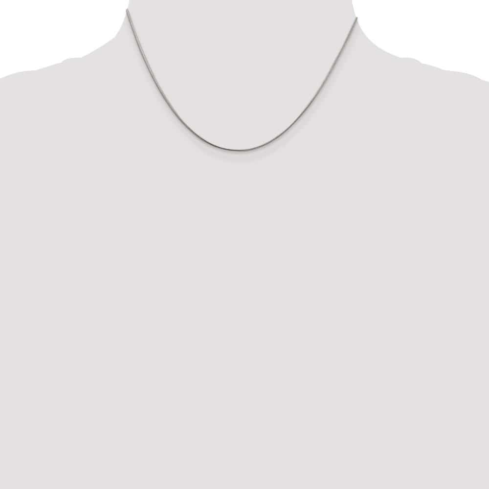 Sterling Silver 1mm Round Snake Chain