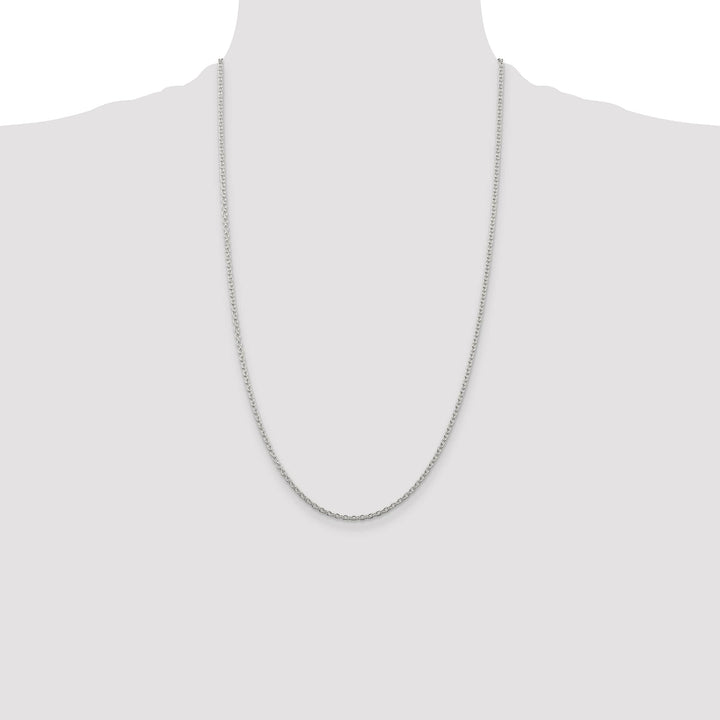 Sterling Silver 2.25mm Cable Chain