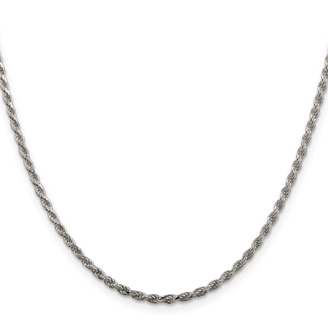 Sterling Silver 2.25mm D.C. Rope Chain