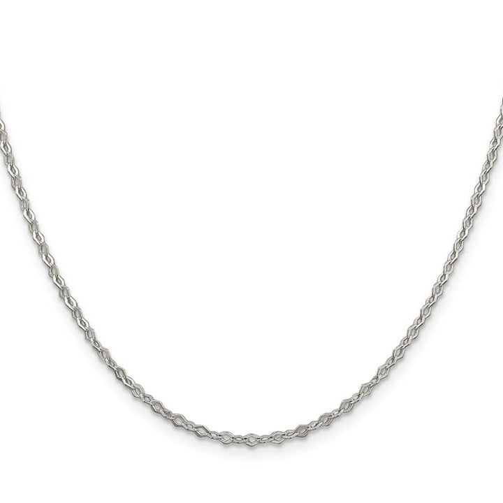 Sterling Silver 2.25mm Fancy Navette Link Chain