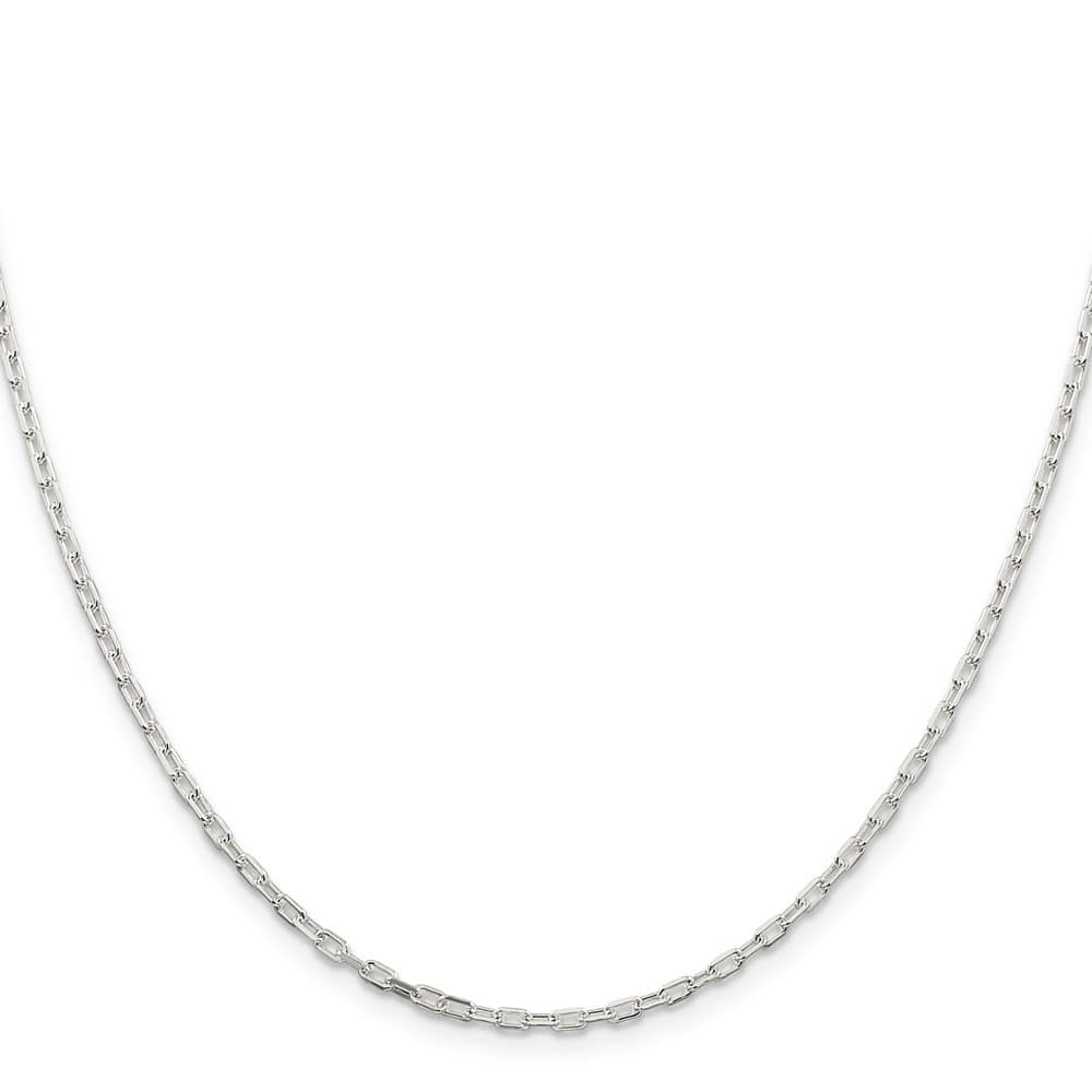 Sterling Silver 2.2mm D.C. Long Link Cable Chain