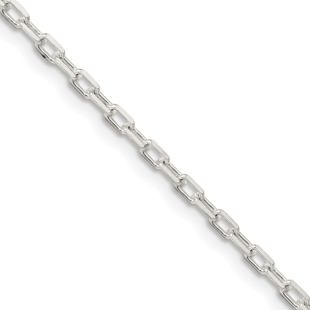 Sterling Silver 2.2mm D.C. Long Link Cable Chain