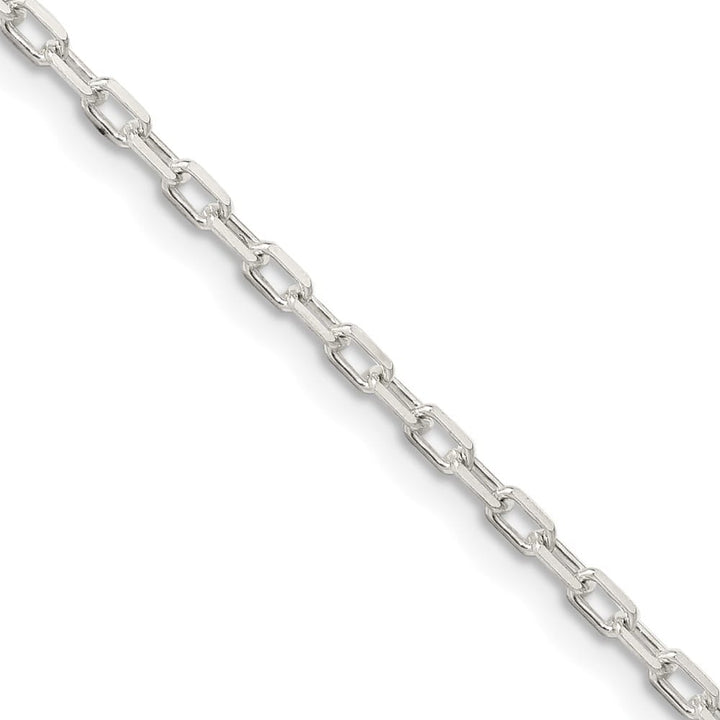 Sterling Silver 2.2mm D.C. Long Link Cable Chain