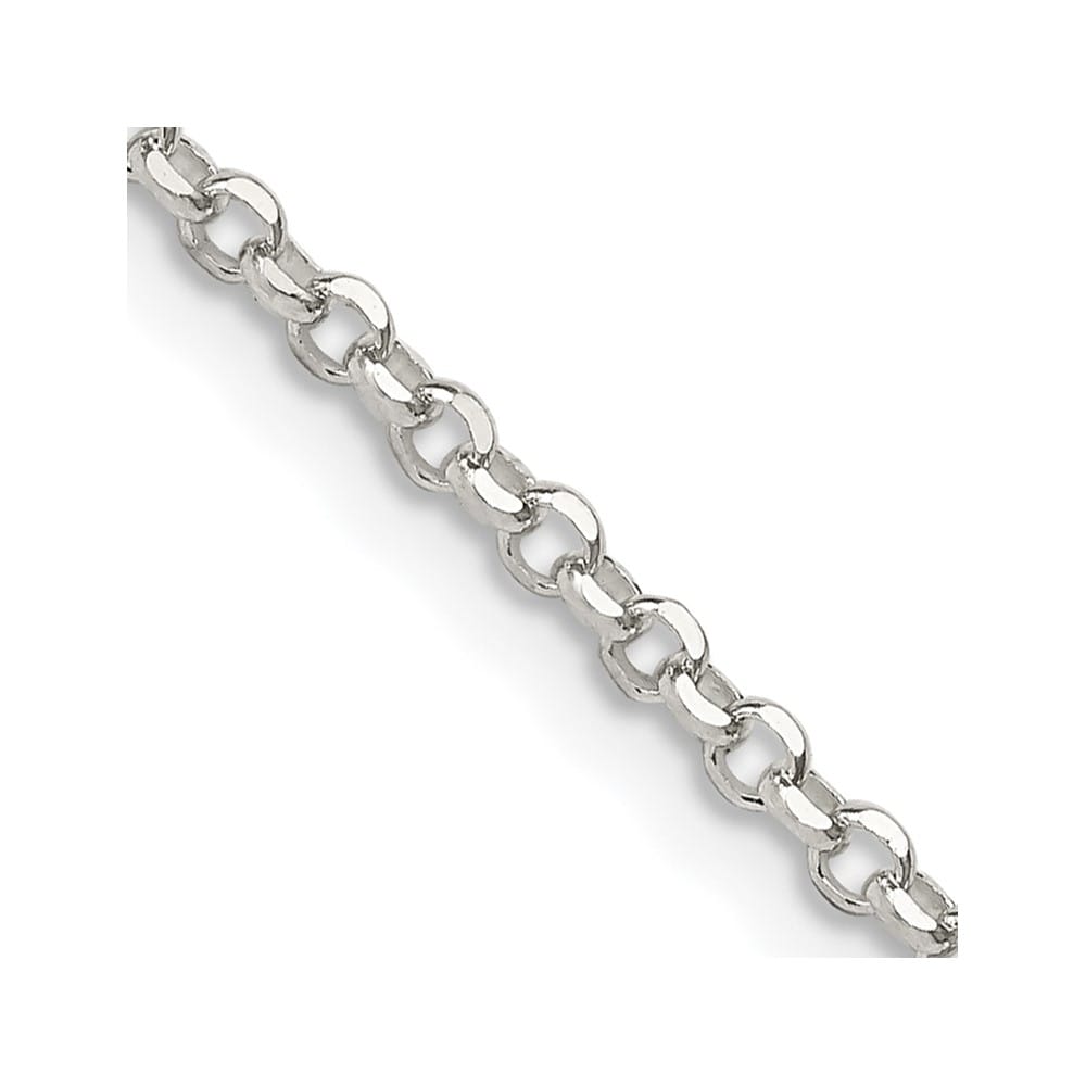 Sterling Silver 2.2mm D.C. Rolo Cable Chain