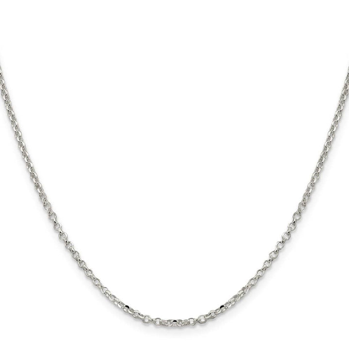 Sterling Silver 2.2mm D.C. Rolo Cable Chain