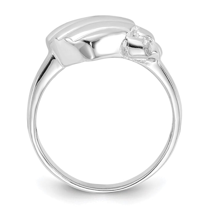 Sterling Silver 2.3 mm Heart Ring