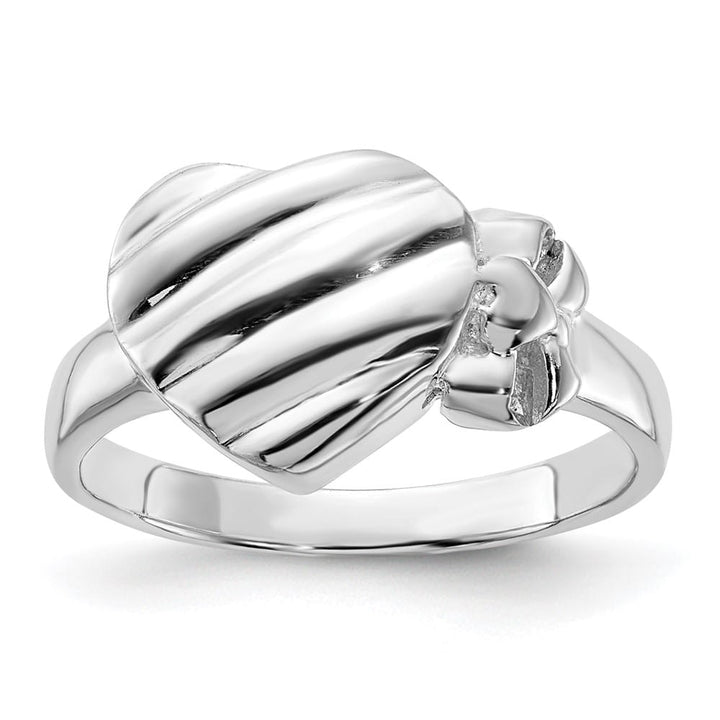 Sterling Silver 2.3 mm Heart Ring