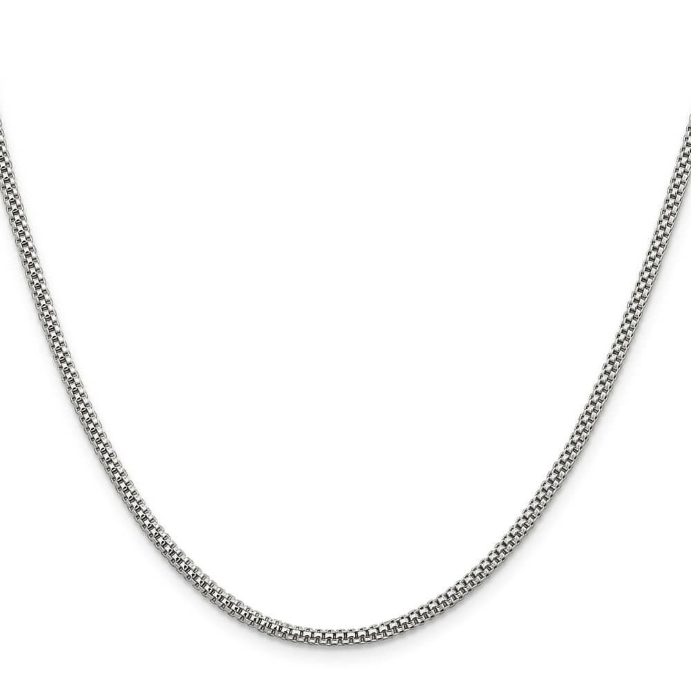 Sterling Silver 2.4mm Corona Chain