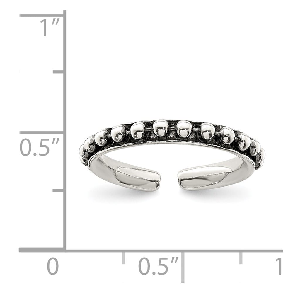 Sterling Silver 2.5 mm Toe Ring